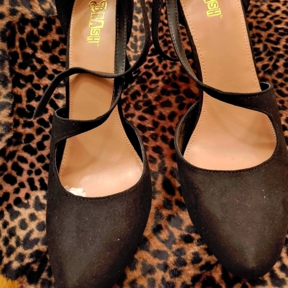 NEW BRASH HIDDEN PLATFORM SHOES HEELS SIZE 12 Heel 4.5" - Picture 5 of 13